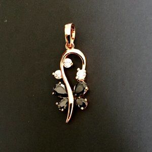 Rose gold plated pendant